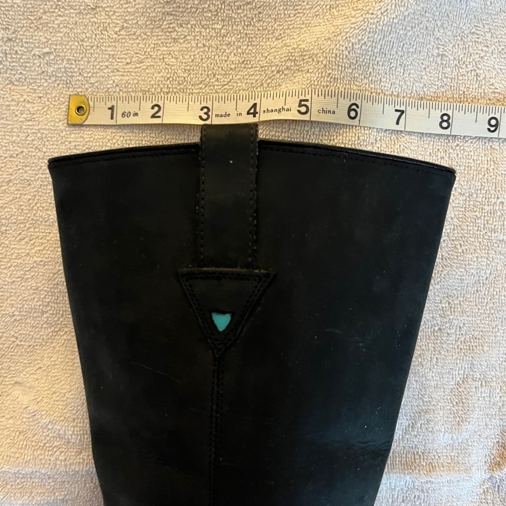 John Fluevog Black Heeled Boots - Picture 8 of 17